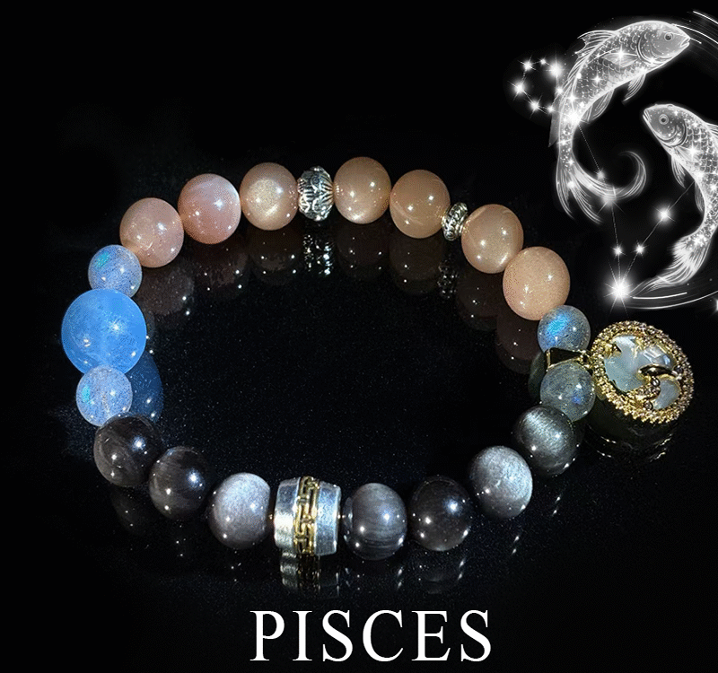 Colorhand Stones Star Sign PISCES Customized Version Bracelet