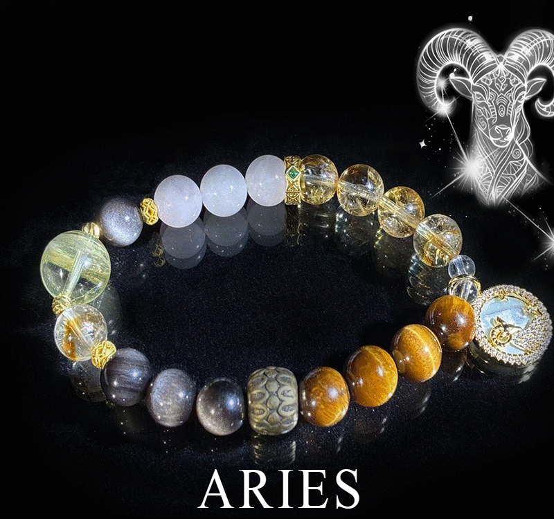 Colorhand Stones Star Sign ARIES Customized Version Bracelet